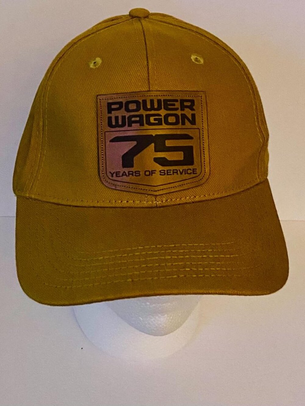 RAM Power Wagon 75 Years of Service Adjustable Cotton Baseball Cap Tan